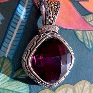 Gold and Silver tone pendant